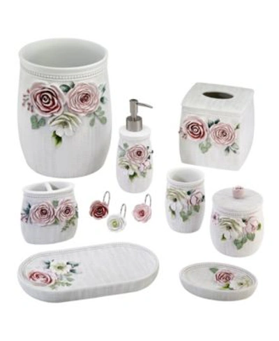 Shop Avanti Spring Garden Peony Resin Bath Accessories In Multi