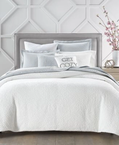 Shop Charter Club Lace Medallion Duvet Cover Sets Created For Macys In White
