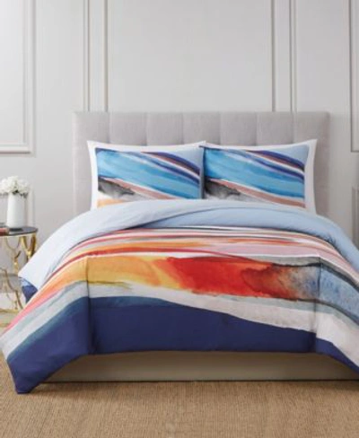 Shop Vince Camuto Home Vince Camuto Allaire Comforter Sets In Blue