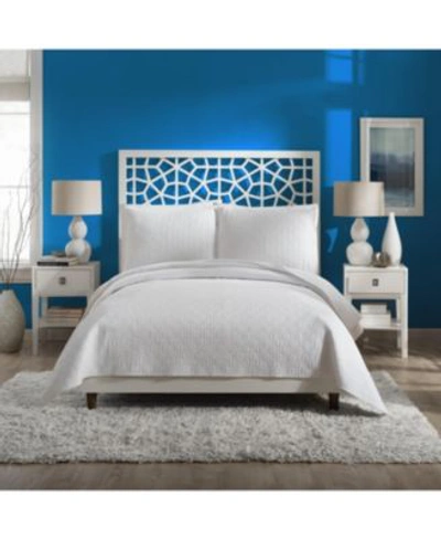 Shop Ayesha Curry Labyrinth Bedding Collection Bedding In White
