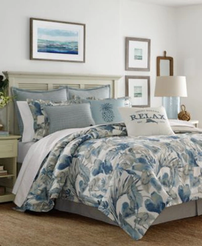 Shop Tommy Bahama Home Tommy Bahama Raw Coast Comforter Sets In Blue