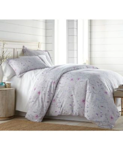 Southshore Fine Linens Secret Meadow Comforter Sham Set Bedding In Gray
