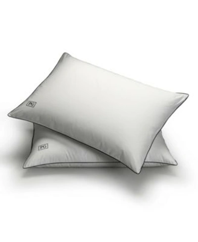 Shop Pillow Guy White Goose Down Firm Density Stomach Sleeper Pillow With 100 Certified Rds Down Removable Pillow Pr