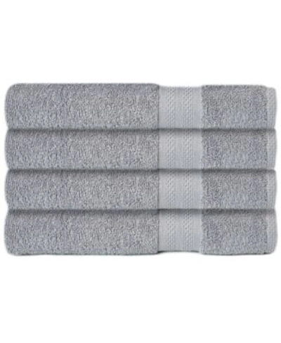 Shop Sunham Soft Spun Cotton Bath Towel Bundles In Grey