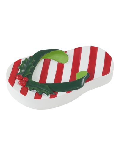 Shop Avanti Flamingo Jingle Holiday Resin Soap Dish In Multicolor