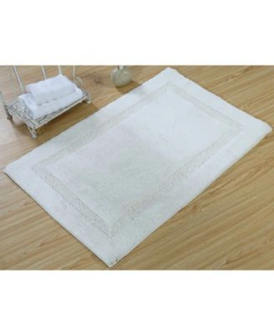 Shop Saffron Fabs Regency Cotton Bath Rug Collection In White