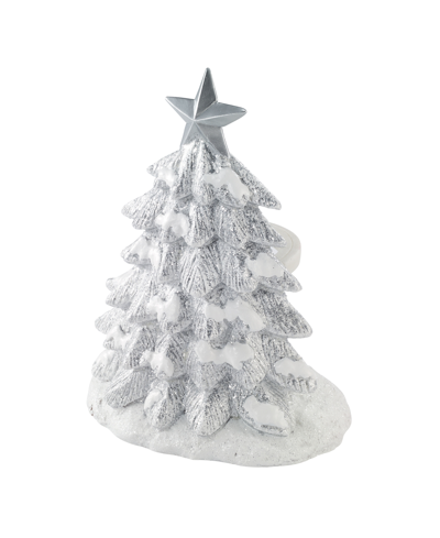 Shop Avanti Sparkle Snowflakes Holiday Resin Toothbrush Holder In White