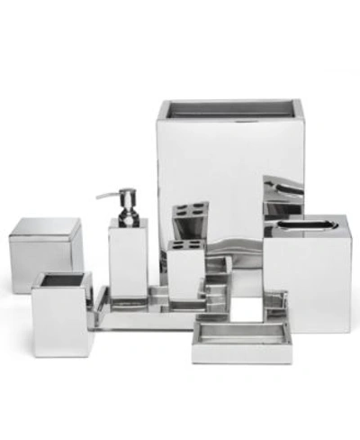 Shop Roselli Trading Company Modern Bath Accessories Collection In Silver