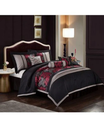 Shop Nanshing Lincoln Comforter Sets In Black