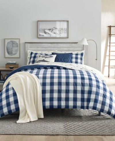 Shop Eddie Bauer Lakehouse Plaid Comforter Sets In Blue