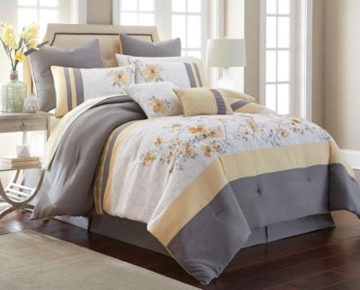 Shop Nanshing Candice 12 Pc. Comforter Set Collection In Gray