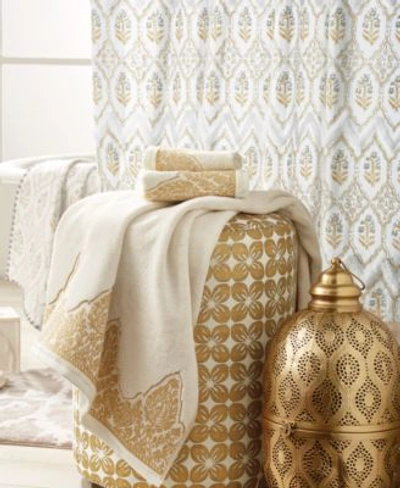 John Robshaw Nadir Bath Towel In White