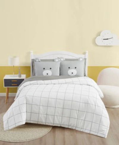 Shop My World Bear Hug Bed In A Bag Collection Bedding In Gray/white