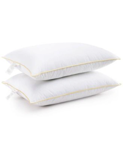Cheer Collection Pack Of Two Hollow Fiber Pillow In White