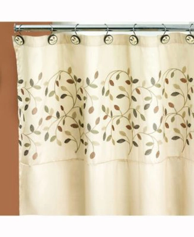 Shop Popular Bath Aubury Shower Curtain Collection In Burgundy