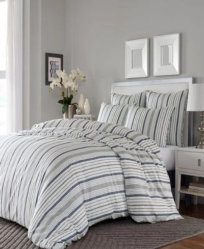 Shop Stone Cottage Conrad Cotton Reversible Comforter Sets In Grey