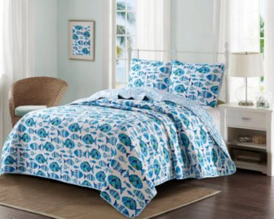 Shop Harper Lane Welcome Cove Quilt Set Collection In Blue
