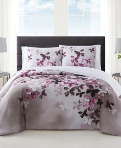 Shop Vince Camuto Home Vince Camuto Lissara Duvet Cover Sets In Multi