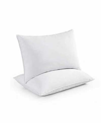 Shop Unikome Medium Firm Goose Feather Down Pillows 2 Pack In White