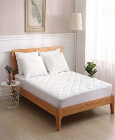 Shop St. James Home Cooling Knit Mattress Pad Collection In White