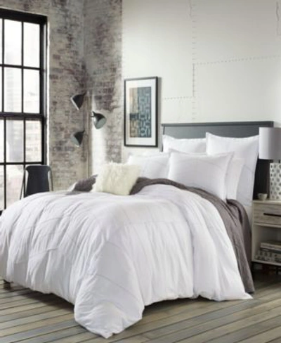 Shop City Scene Closeout  Courtney Comforter Sets In White
