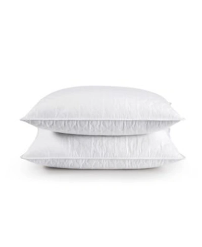 Unikome Quilted Goose Feather 2 Pack Pillows In White