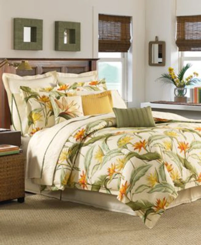 Shop Tommy Bahama Home Birds Of Paradise Comforter Sets In Coconut