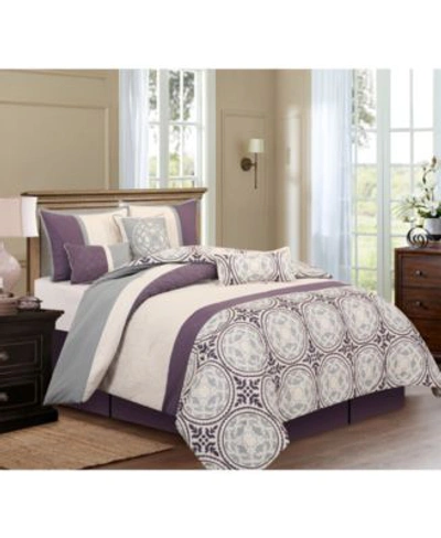Shop Nanshing Athens Comforter Sets In Purple