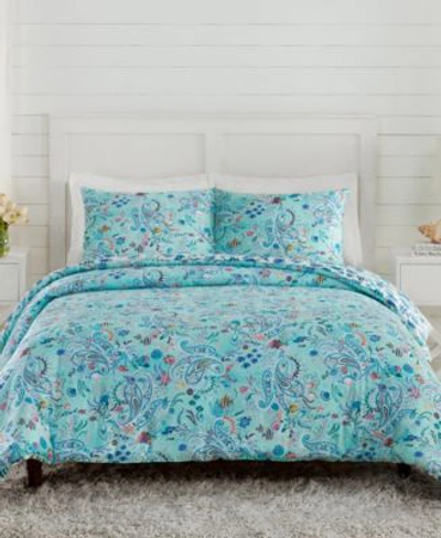 Shop Vera Bradley Paisley Wave Comforter Sets Bedding In Blue