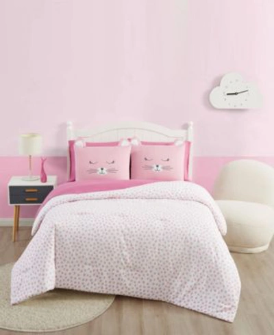 Shop My World Cat Nap Bed In A Bag Collection Bedding In Pink/white