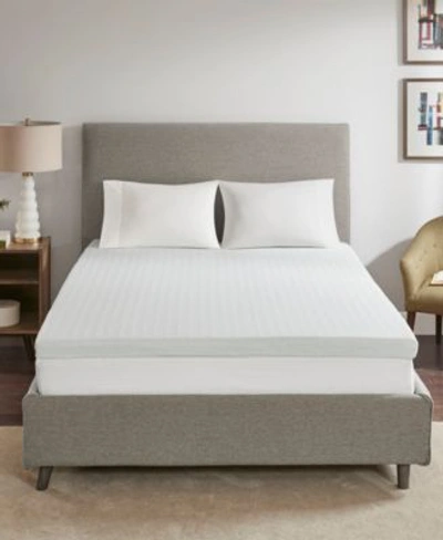 Sleep Philosophy 3 Memory Foam Mattress Toppers With 3m Moisture Management In White