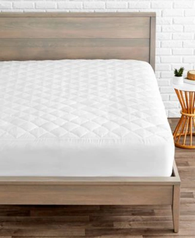 Shop Bare Home Quilted Fitted Mattress Pad In White