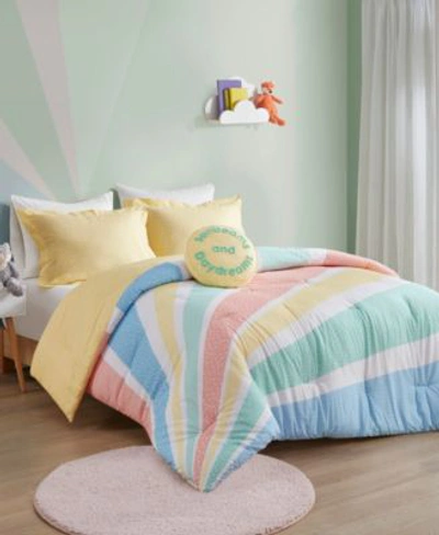 Shop Urban Habitat Kids Rory Rainbow Sunburst Comforter Sets In Yellow