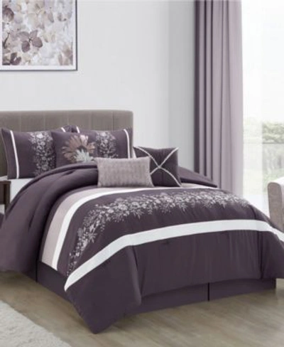 Shop Stratford Park Vista Comforter Sets In Purple