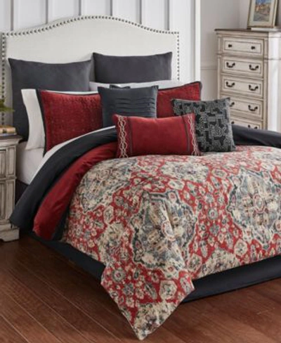 Shop Riverbrook Home Sadler Comforter Set In Red