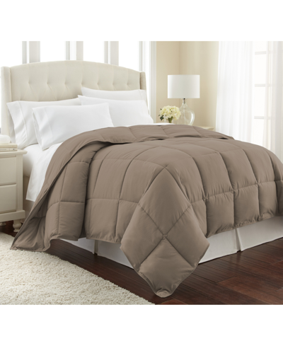 Southshore Fine Linens All Season Premium Down Alternative Comforter In Dark Taupe