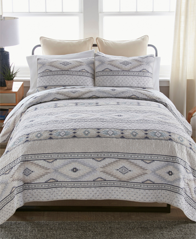 Donna Sharp Windswept 3 Piece Quilt Set, Queen In Windswept