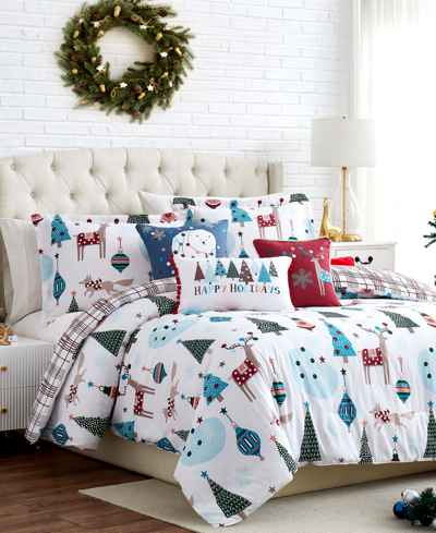 Shop Southshore Fine Linens Winter Wonderland Reversible 6 Piece Comforter Set, King In Multi
