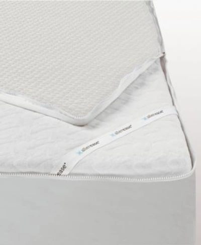 Shop Allerease Closeout  Platinum Zip Off Top Allergy Mattress Protectors In White