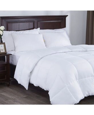 Shop Puredown Down Alternative Comforters With Edge Bedding In White