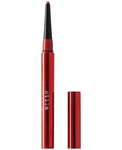 Shop Stila Stay All Day Artistix Graphic Liner In Deep Shimmering Red