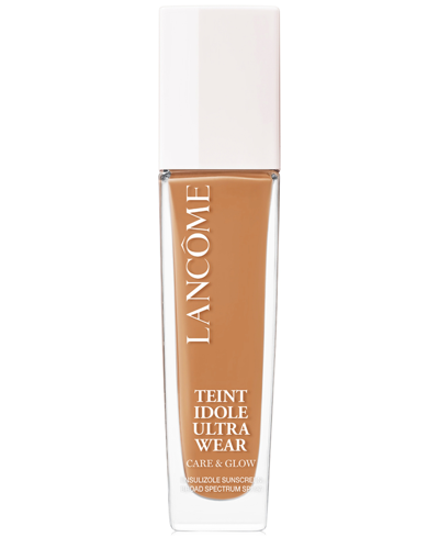 Shop Lancôme Teint Idole Ultra Wear Care & Glow Serum Foundation In W Medium - Deep With Warm Golden Underto