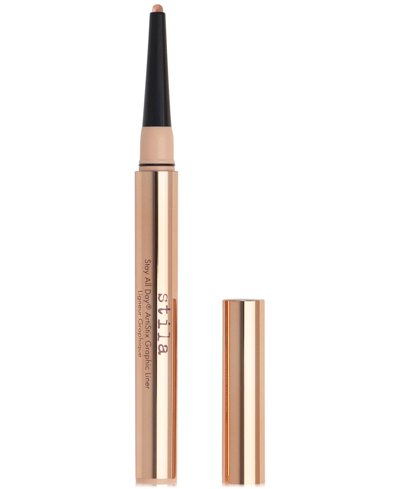 Shop Stila Stay All Day Artistix Graphic Liner In Shimmering Champagne