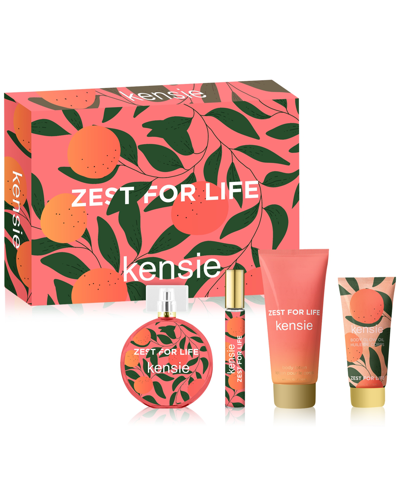 Shop Kensie 4-pc. Zest For Life Gift Set In No Color
