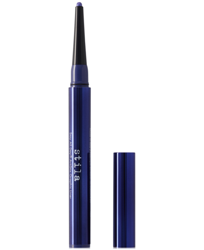 Shop Stila Stay All Day Artistix Graphic Liner In Deep Shimmering Purple
