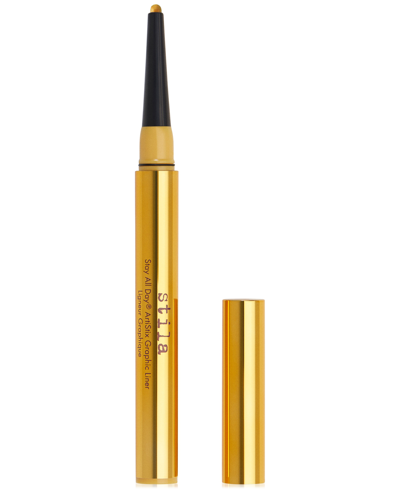 Shop Stila Stay All Day Artistix Graphic Liner In Shimmering Gold