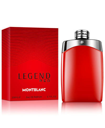 Shop Montblanc Men's Legend Red Eau De Parfum Spray, 6.7 Oz.