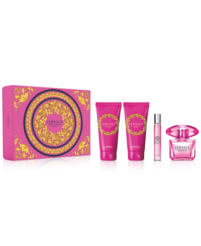 Shop Versace 4-pc. Bright Crystal Absolu Eau De Parfum Gift Set