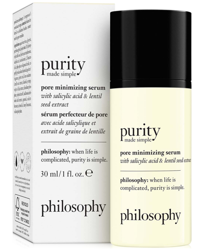 Shop Philosophy Purity Made Simple Pore Minimizing Serum In No Color
