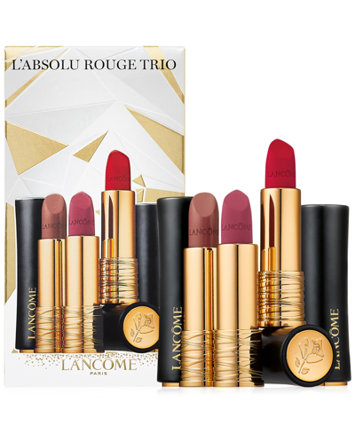 Shop Lancôme 3-pc. L'absolu Rouge Lipstick Set